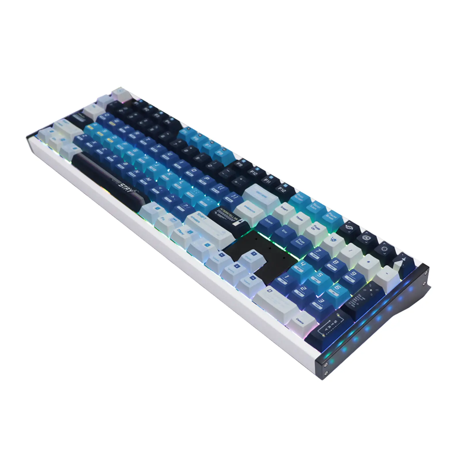 Hotswap Gaming Keyboard - 87/104 Keys, Sturdy Alloy Housing, Side RGB Marquee Light, Compatible with Windows, Mac, Android Systems