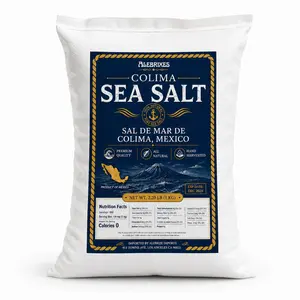 Alebrixes | Premium Grade Colima Sea Salt 2.20 Lb (1 kg) | 100% Natural Sea Salt | Sal de Colima 100% Natural | Imported from Mexico