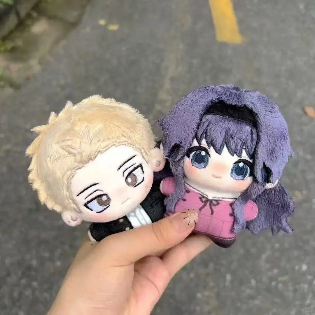 10cm Plush Doll The Fragrant Flower Blooms with Dignity Waguri Kaoruko Tsumugi Rintaro Pendant Keychain Plushie Ornament Toys