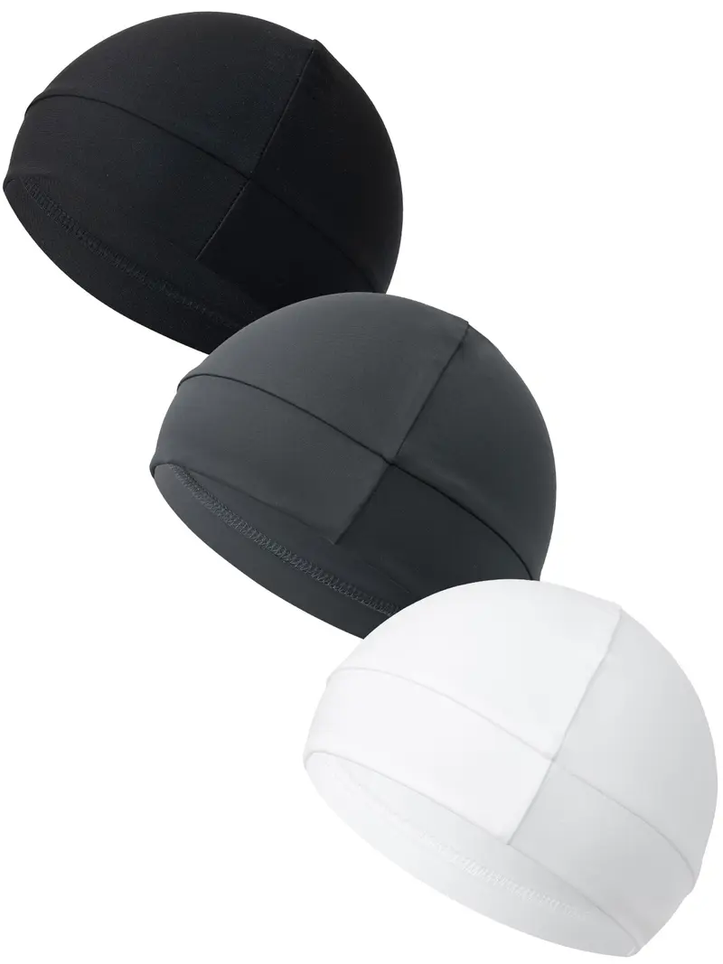 3-Pack Sports Skull Caps Inner Hat Unisex Outdoor Sport Helmet Liner Winter Quick-Dry Breathable Anti-Chafe Motorcycle Ear Protection Caps High Quality Hat