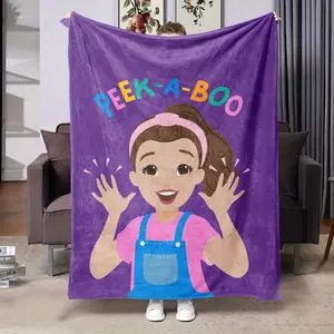 Women's Rachel Cartoon Blanket Ultra Soft Flannel Bedspread for Adults All Season Couch Bed Cover Printed Rachel Character Design Machine Washable Cozy Comforter dark throw  Cute Highland Cow 6  day star Comfortable game worm