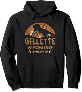 Gillette Wyoming WY Dino Dinosaur Paleontology T-Rex Pullover Hoodie - Jesusmissa Shop 33B0B9WK91JV