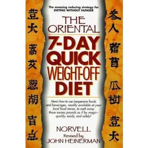 USED-The Oriental 7-Day Quick Weight-Off Diet by Norvell (Paperback)