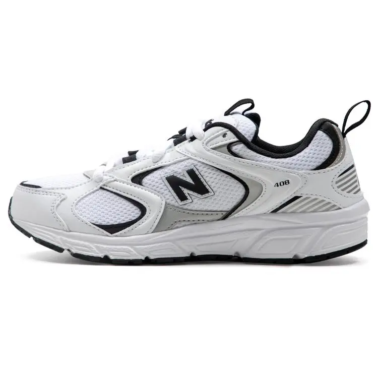New Balance 408 White Black' Comfort Lightweight Low Top Running Shoes Unisex ML408I