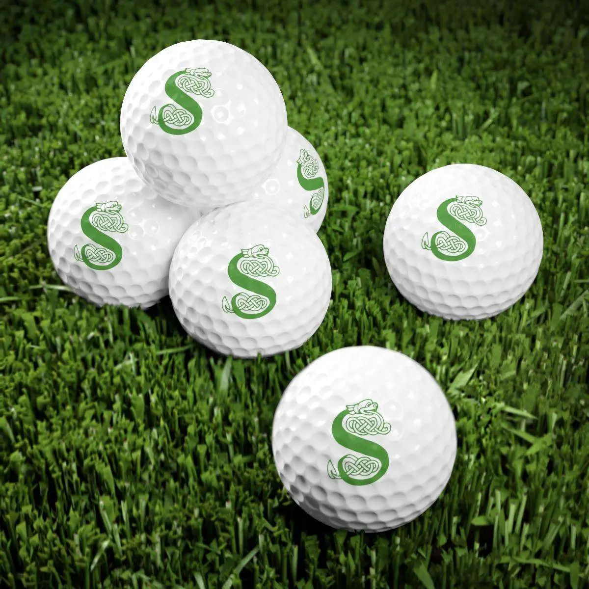 Personalized Golf Balls with your Celtic Knot Initial, 6 or 12 balls