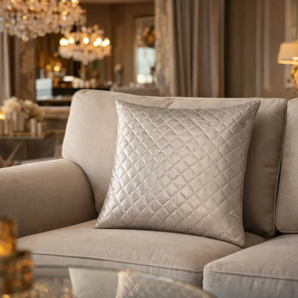 Aura Silver Pillow