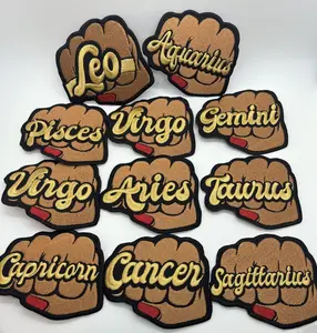 Prideful Patchez Zodiac Sign Patch - Iron/Sew On Patch