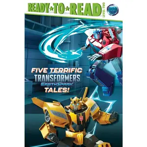 USED-Five Terrific Transformers Earthspark Tales!: Meet Twitch and Thrash!; It's Optimus Prime Time!; Bumblebee's Big Mission; Megatron Is Put to the Test; by Various (Paperback)