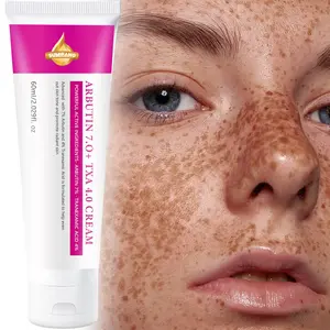 Multifunctional Brightening Cream with 7% Hawthorn Fruit, Hyaluronic Acid, Kojic Acid, Aloe Vera, Moisturizing Firming, Alcohol-Free, All Skin Types