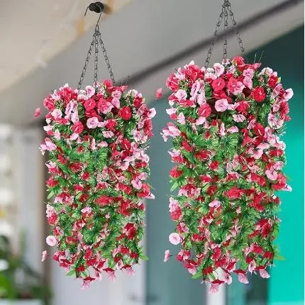 Rose Red, Pink（Bougainvillea Silk Vine）