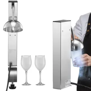 VEVOR Glass Froster Chiller, CO2 Beer Glass Froster, 8-10 Seconds/Cup Instant Glass Chiller for Wine, Cocktail, Champagne, Mixed Drinks, Juice, Ideal for Bar, Restaurant, Home Kitchen