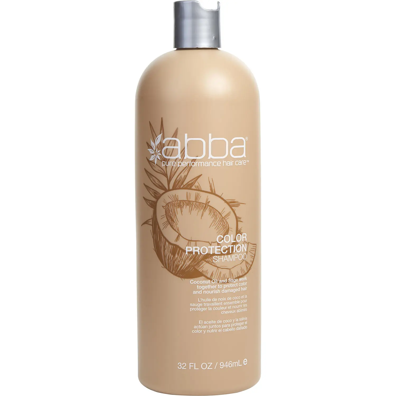 Abba By Abba Pure & Natural Hair Care Color Protection Shampoo (New Packaging) For Unisex