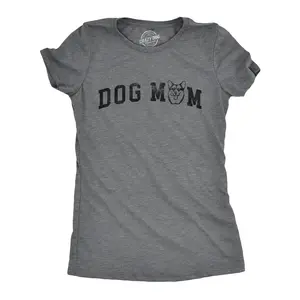 Womens Dog Mom Corgi T Shirt Funny Cute Puppy Pet Corgis Lovers Tee for Ladies Funny Womens T Shirts Cute Vintage Fashion Casual Ladies T-Shirt Gift Funny Dog Top Women's Novelty Tees Dark Grey