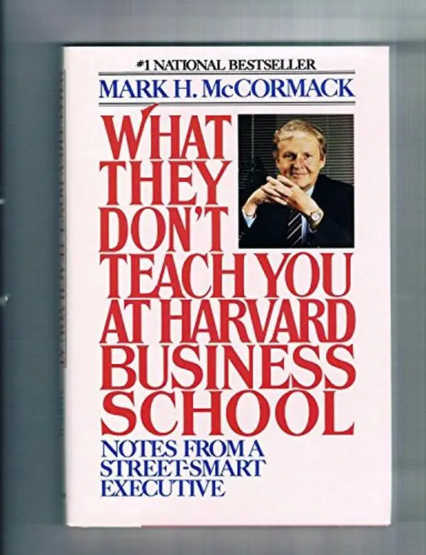 USED-What They Don't Teach You at Harvard Business School by Mark H. McCormack (Hardcover)