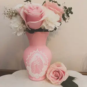 Señorita Art & Culture Rosita Vase. Center piece for baby shower, Baptism, or memorial piece. minivase