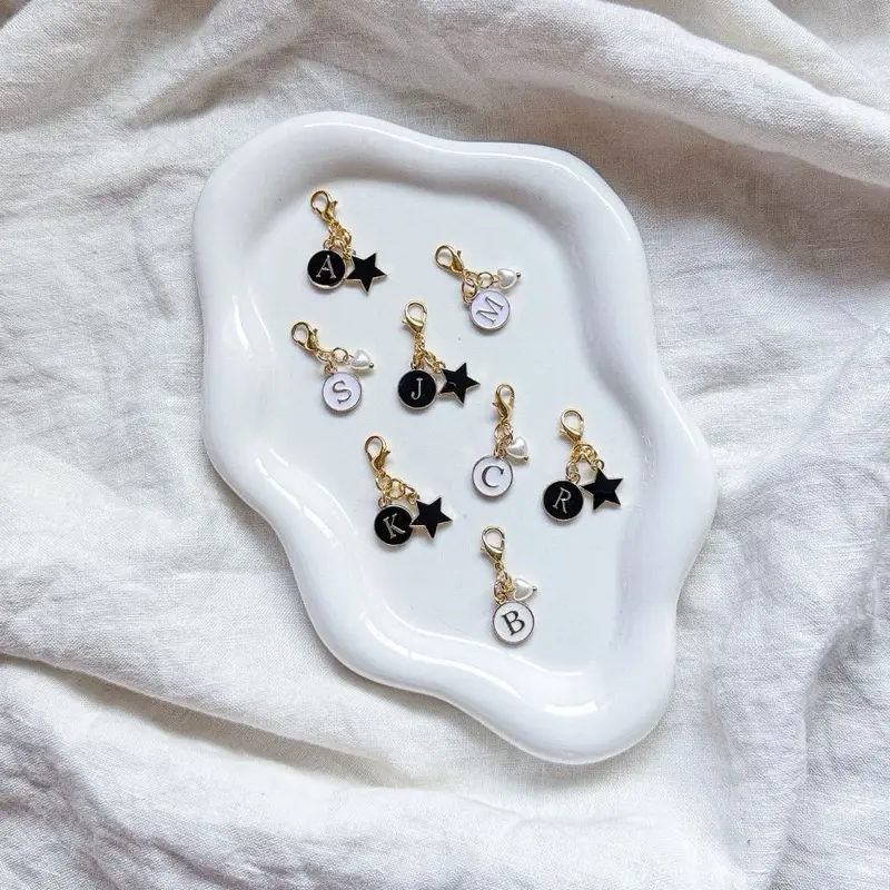 Alphabet Claw Charms for Phones/E-Readers/Water Bottles
