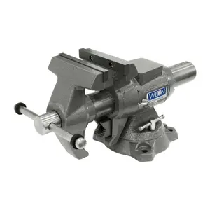 Wilton WL9-28824 550p Multi-Purpose Bench Vise, 5-1/2" Jaw Width, 360 Degree Rotating Head & Base