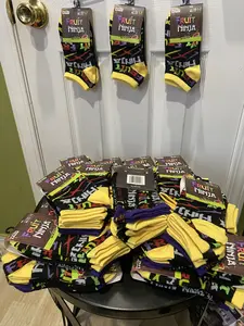 Novelty Low cut socks, 3 pack size 1-7, Fruit Ninja themed $10 per pack