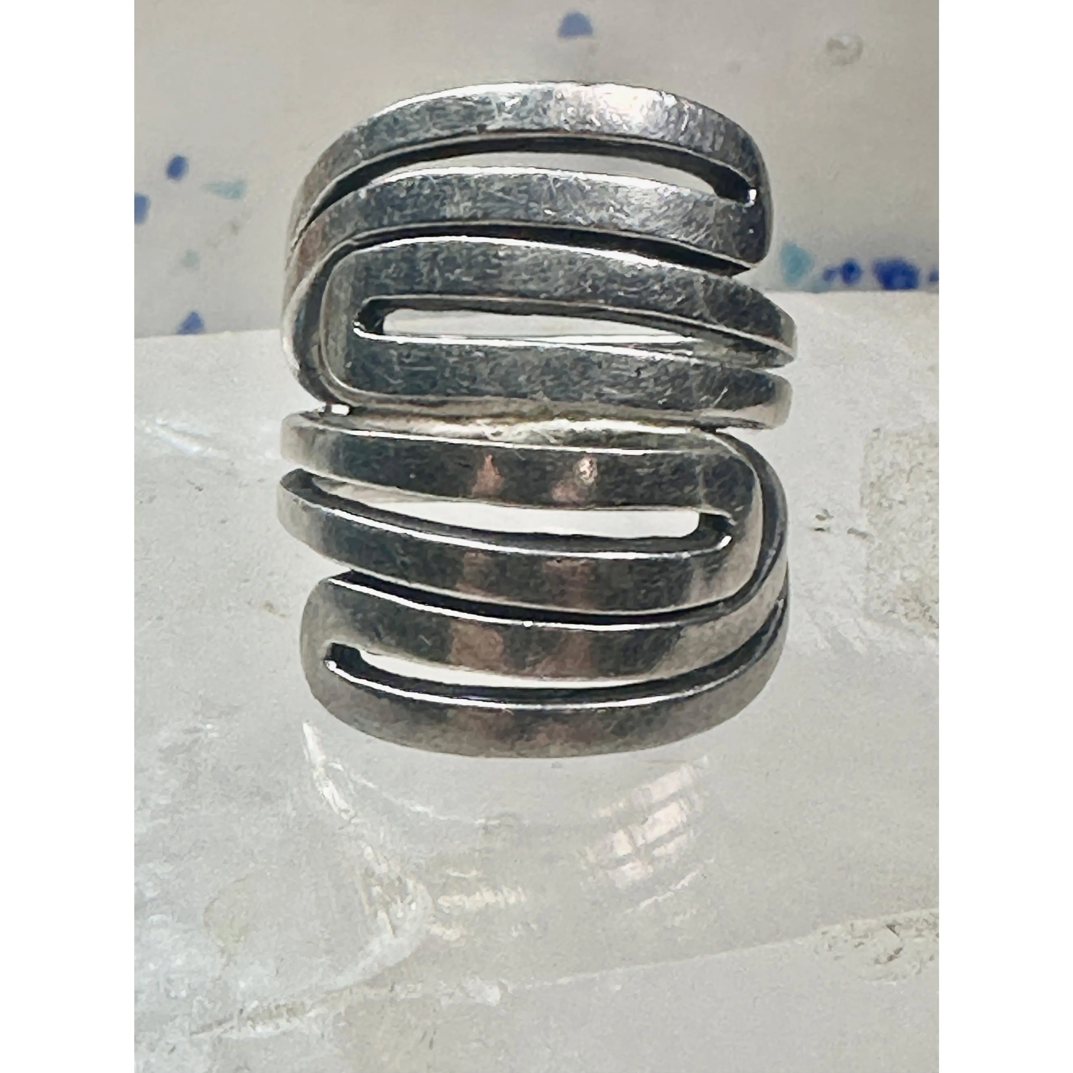 SIlpada ring Maze knuckle band size 5.75 sterling silver women girls