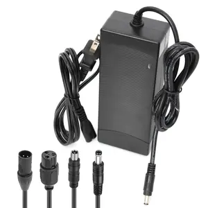 48V-54.6V 2A Fast Charger for Evercross H5 & Eahora X5 Electric Bike Lithium Batteries Power Adapter Not for Lead Acid Batteries