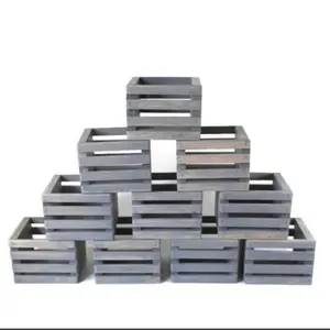 Bridal Shower Decor Wedding Centerpiece Reception Decorations Set of 10 Wood Crates for Rustic Events Wooden Red Oak Ornaments