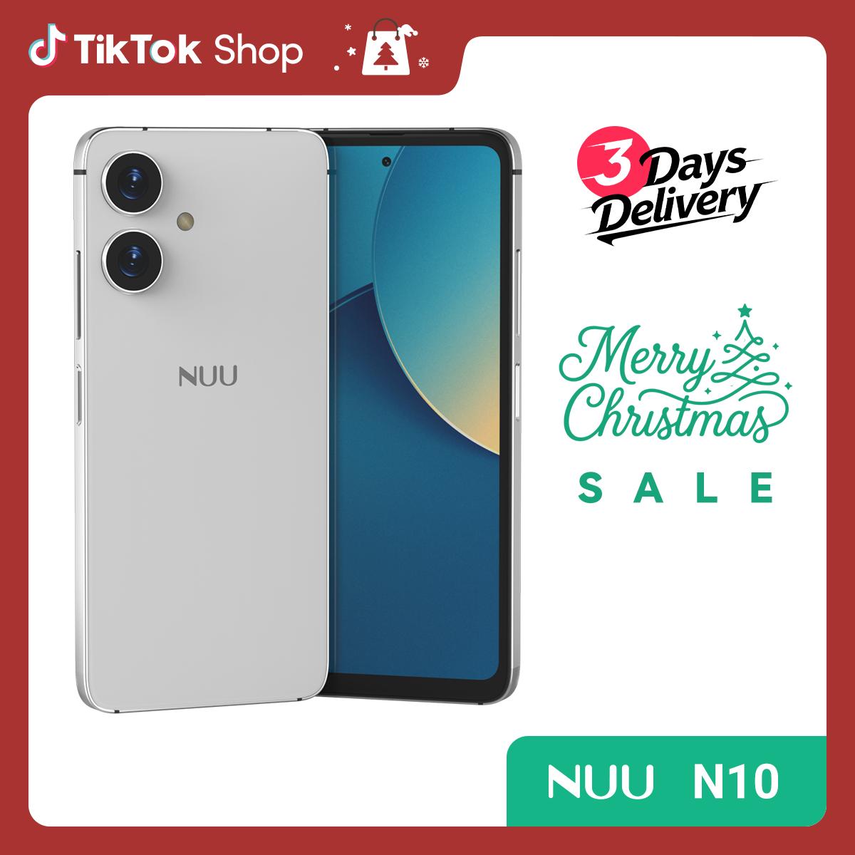 [TikTokShopBlackFriday] NUU N10 Unlocked Android 14 Phone - 6.6" 90Hz Display 8GB RAM 128GB 5000mAh Premium Metal De