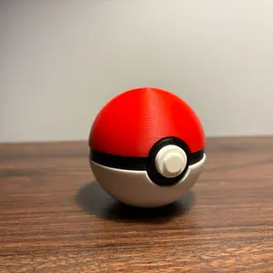 Opening Pokeball 3D Printed High Quality Collectible Item for Pokemon Fans