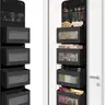 Over The Door Hanging Organizer 4 Large Compartments | Bedroom Closet Nursery Storage Rack | Space Saving Toys Clothes Accessories Organizer