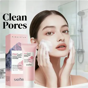 Pink Salt Oil Control Cleanser Deep Pore Clean Gentle Purifying