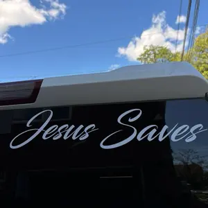 Jesus Saves Decal