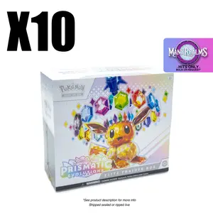 Prismatic Evolutions Pokemon Elite Trainer Box Case of 10