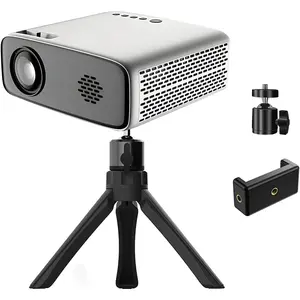 Mini Projector Stand - Table Top Tripod with Tilt Angle Adjustable Small Tripod for Projectors, Cameras, DSLR, Smartphones