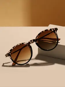 Women's Leopard Print Fashion Sunglasses, Bohemian Style Sun Glasses for Beach Travel Outdoor, Trendy Beach Eyewear, Autumn Winter Casual Eyewear Accessories