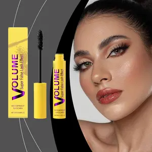 Cosmetiques VolumeCare+ Mascara – Long-Lasting Curl & Super Volume – Waterproof & Nourishing with Beeswax – Gentle for Sensitive Eyes, Easy to Remove