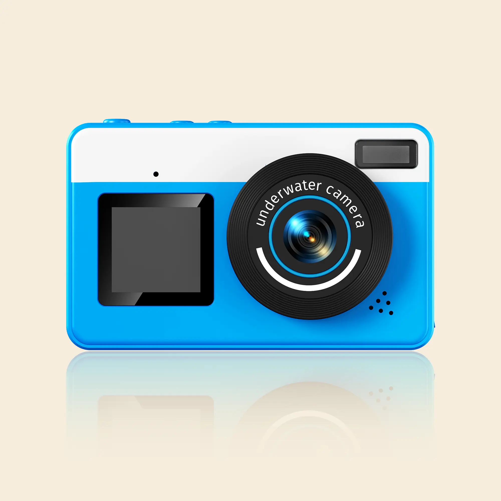 Maxmango D70 4K Underwater Digital Camera 48MP Dual-Screen Waterproof Camera