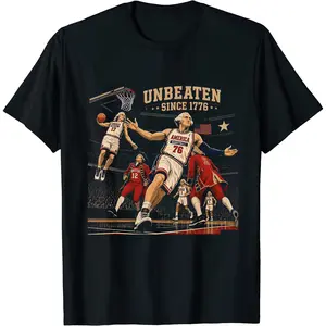 UNBEATEN Since 1776 America 4th of July Independence Day  T-Shirt
