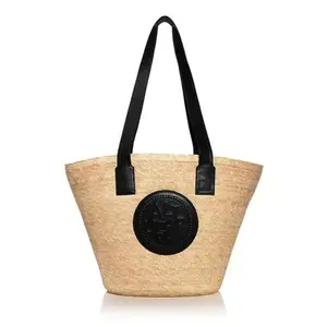 Altuzarra - Watermill Small Straw Shoulder Bag- Natural Black