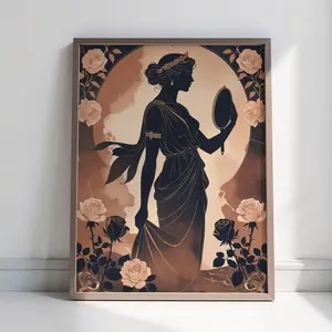 Aphrodite Poster Greek Goddess of Beauty, Divine Feminine Art