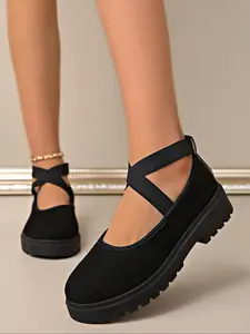 Women's Fashionable Lace Up Low Top Wedge Sneakers, Casual Comfortable Fabric Lined Non-slip Shoes for Daily Wear, All-match Commuter for Work & Daily Wear, Platform Wedge Shoes