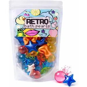 Retro Bath Beads Jumbo Pack of 30. Various Shapes and Scents. Animals, Hearts, Stars, Pearls. Bath Oil Beads. Gift for Mom Gift for Women Birthday Gifts for Women. Bath Pearls. Bath Gift Set.