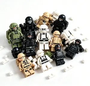 6 PCS Small Minifigures[Random Style] - Classic Stress Relief Toy, Educational Building Toy for Kids, Action Figure Gift for Boys