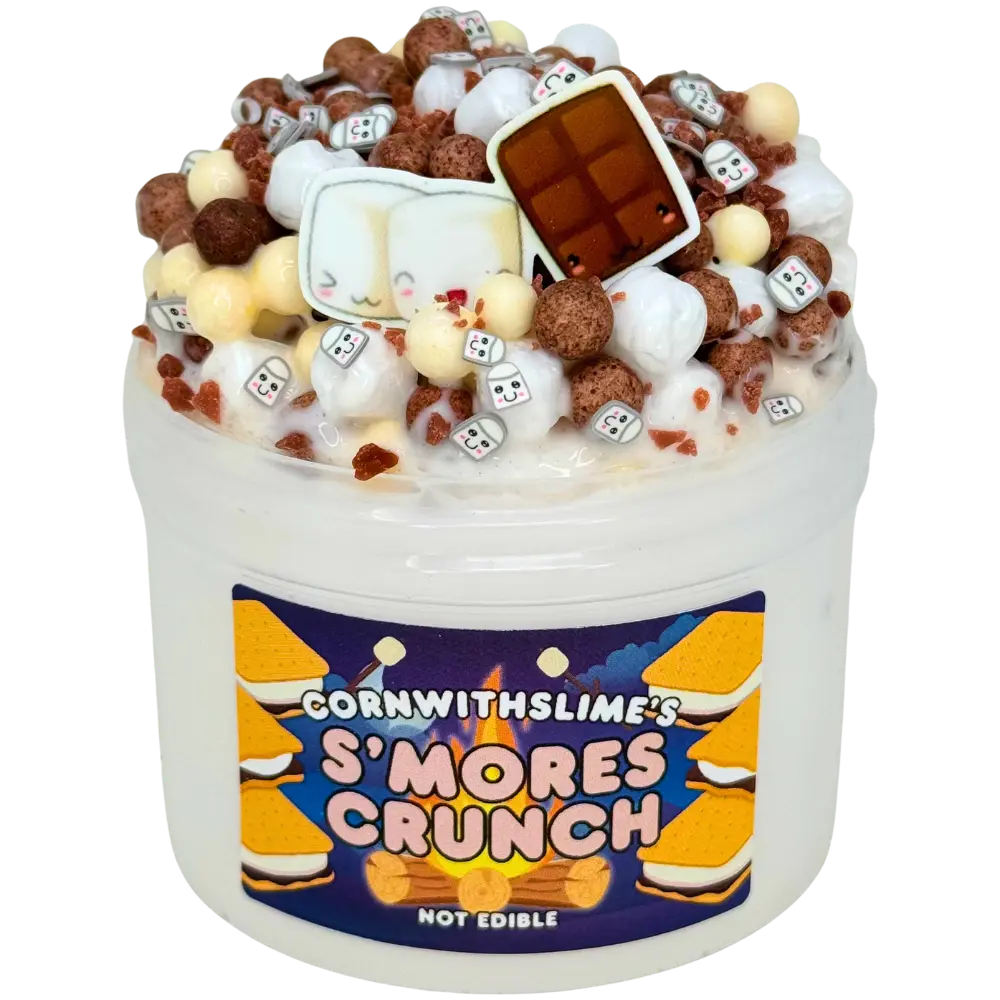S'mores Crunch 8oz Slime Floam Texture Scented