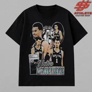[ LEO ]Victor Wembanyama 'The Alien' For Spurs Nation High-Quality 100% Cotton T-Shirt (Made In US), Go Spurs Go Hooper Shirt, Game Day Outfits, Gift For Basketball Fans.