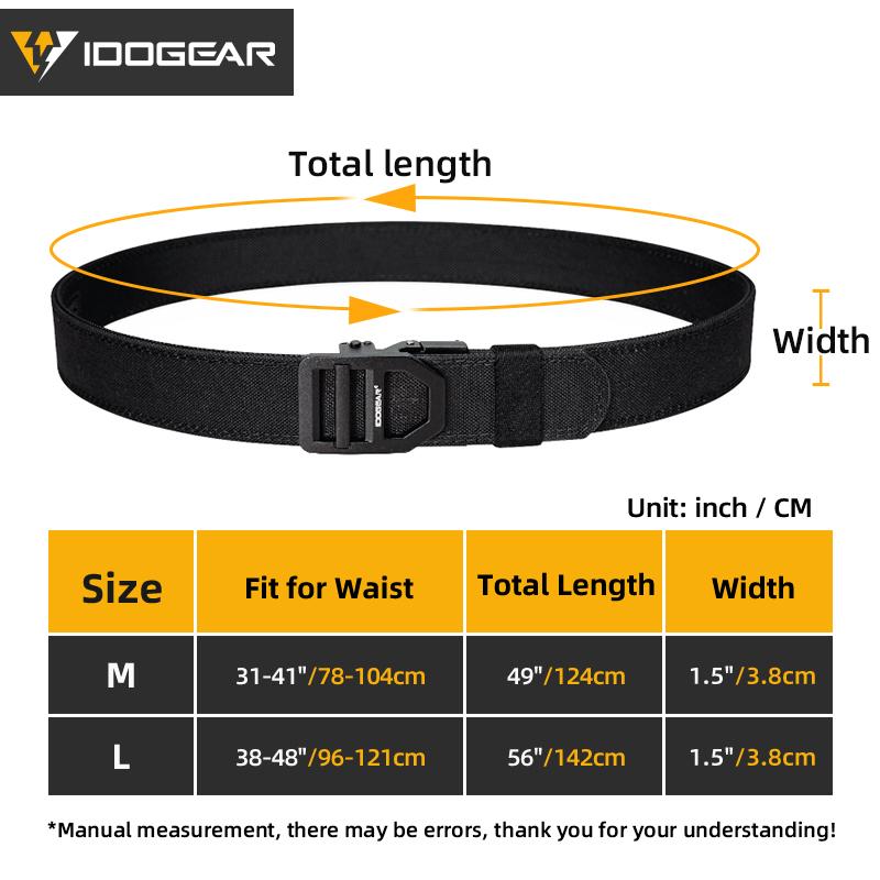 IDOGEAR 1.5" Tactica Belt EDC Nylon Ratchet Belt for Mens CCW Belts 3434 SpringStatements IDOGEAR 1.5" Tactica Belt EDC Nylon Ratchet Belt for Mens CCW Belts 3434 SpringStatements