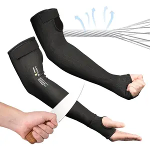 Ultra-Comfort Cut Resistant Sleeves for Thin Skin and Bruising, Cooling Protective Arm Sleeves for Gardening, Farming, Yard