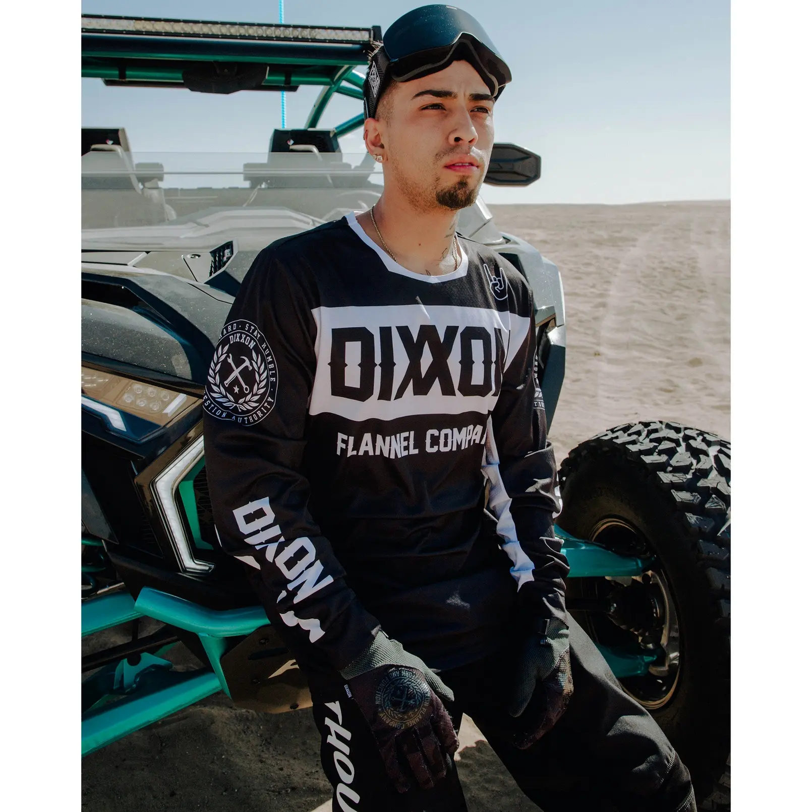 Badge Off-Road / MX Jersey - Black & White Badge Off-Road / MX Jersey - Black & White