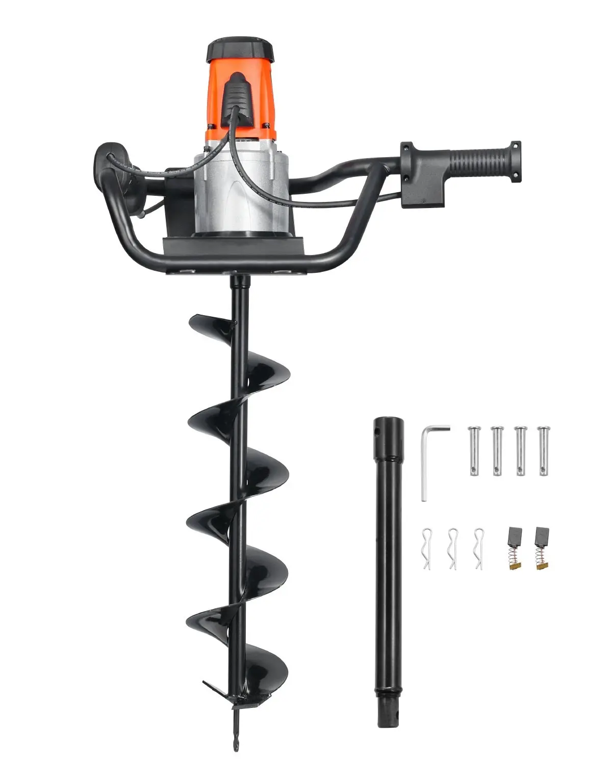Electric Post Hole Digger With 1500W Motor And 5.71-Inch Auger Bit For Fence Posts, Garden Landscaping And Deep Hole Digging, Corded Electric Auger Tool, Durable Build, Easy Start And Efficient Drilling Performance