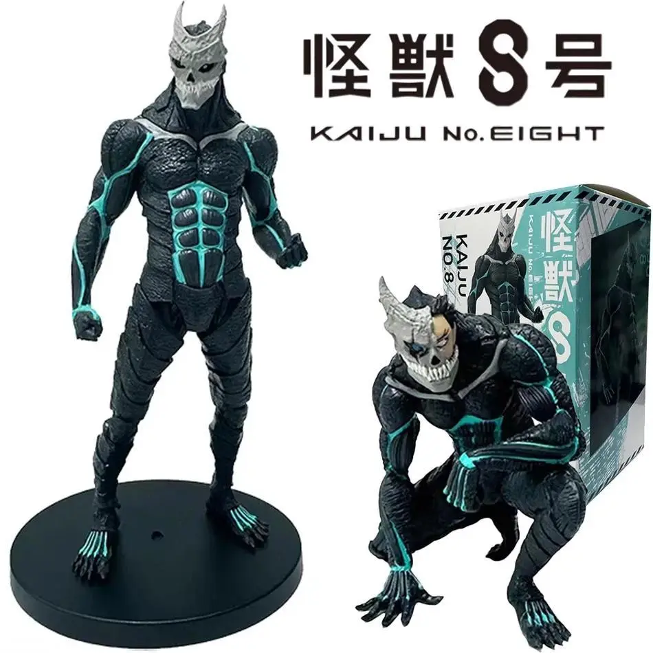 In Stock 1-4PCS Amine Kaiju No. 8 Figure Kafka Hibino Mina Ashiro Skeleton Creative PVC Model Toys Kids Action Statue Doll Gifts