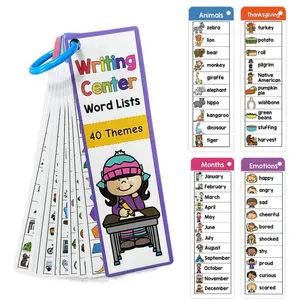 Pre-K to Grade 1 English Learning Materials, 40 Themes, 426 High-Frequency Words, Writing & Vocabulary Building, Autism Friendly, Elementary School