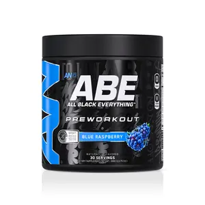 ABE All Black Everything Pre Workout Powder | 30 Servings | 350mg Caffeine | Nootropic Pre-Workout Blend | Beta Alanine + Citrulline | Energy Supplement for Men and Women